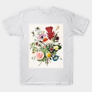 Flowers painting, Bouquet of Flowers by an anonymous artist (1680) T-Shirt